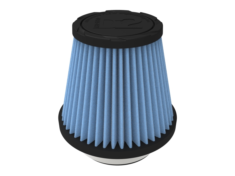aFe POWER Universal Clamp-On Air Filter w/ D2 Dura-Dry Media - 3-1/2in F x 6in B x 4in T x 5in H