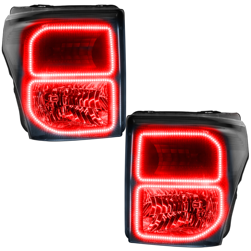Oracle 11-16 Ford F250/350 LED HL - Black - ColorSHIFT
