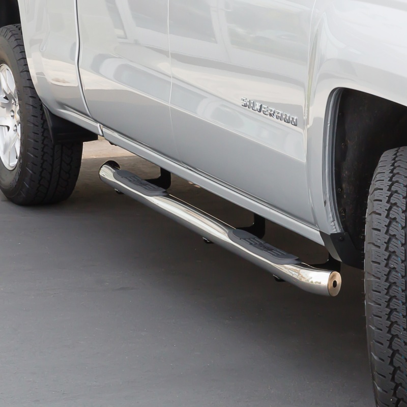 Westin 2014-2018 Chevy Silverado 1500 Crew Cab (Body Mount) E-Series 3 Nerf Step Bars - SS thumbnail 7