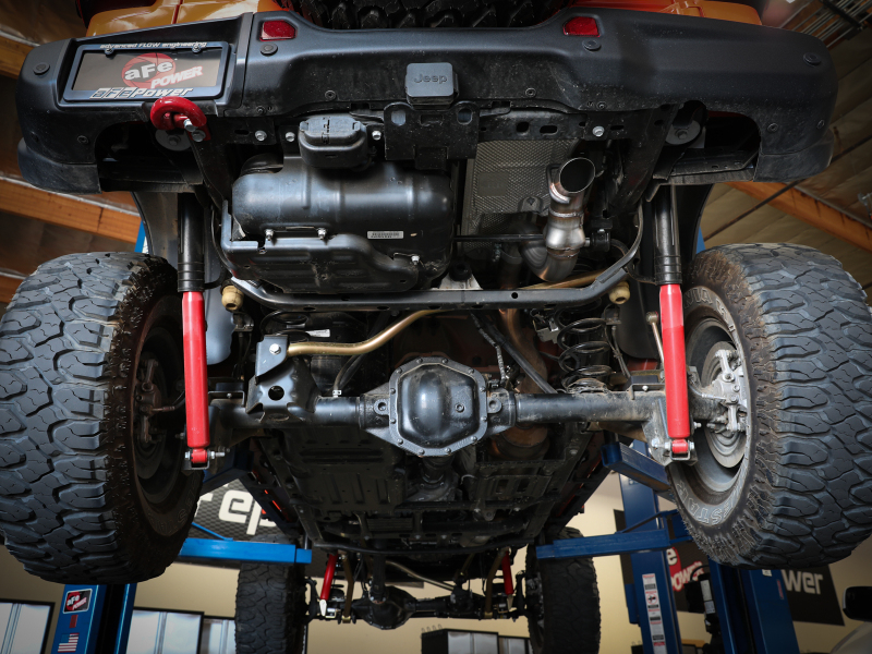 aFe 20-21 Jeep Wrangler (JL) Large Bore-HD 3 IN 304 Stainless Steel DPF-Back Hi-Tuck Exhaust System thumbnail 7