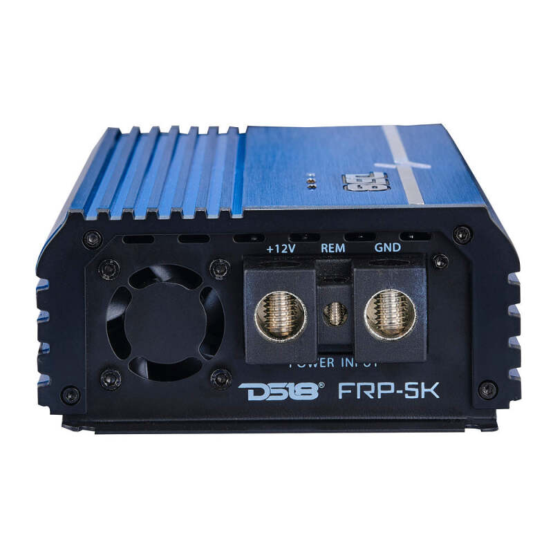 DS18 1-Channel Amp Class D Full-Range Monoblock 5000 Watts RMS/1ohm DPIV1/0 Terminals Included Blue thumbnail 3