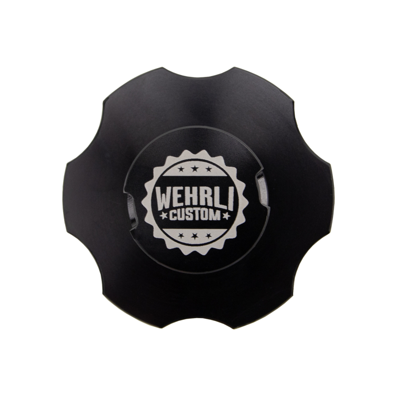 Wehrli 11-25 Ford Power Stroke 6.7L Billet Oil Fill Cap - Black Anodized thumbnail 3