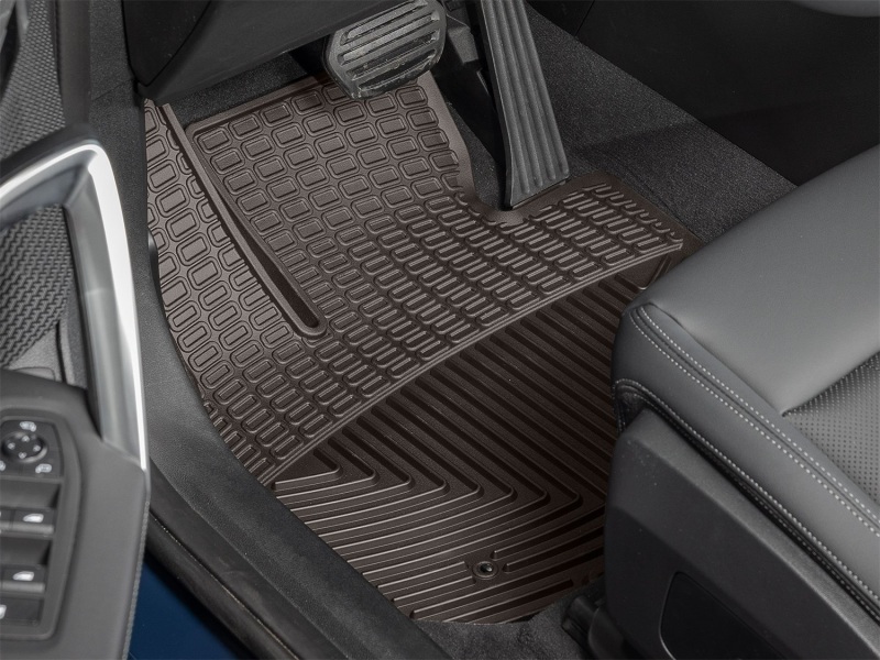 WT Rubber Mats - Front - Cocoa