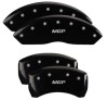 MGP 4 Caliper Covers Engraved Front & Rear MGP Black Finish Silver Char 2019 Chevrolet Blazer thumbnail 6
