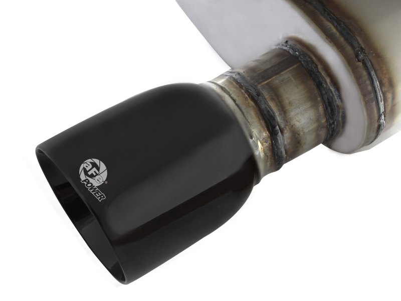 aFe MACH Force XP Exhaust 11-14 Ford Mustang GT V8-5.0L 3in. Stainless Steel Axle-Back w/Black Tips thumbnail 9