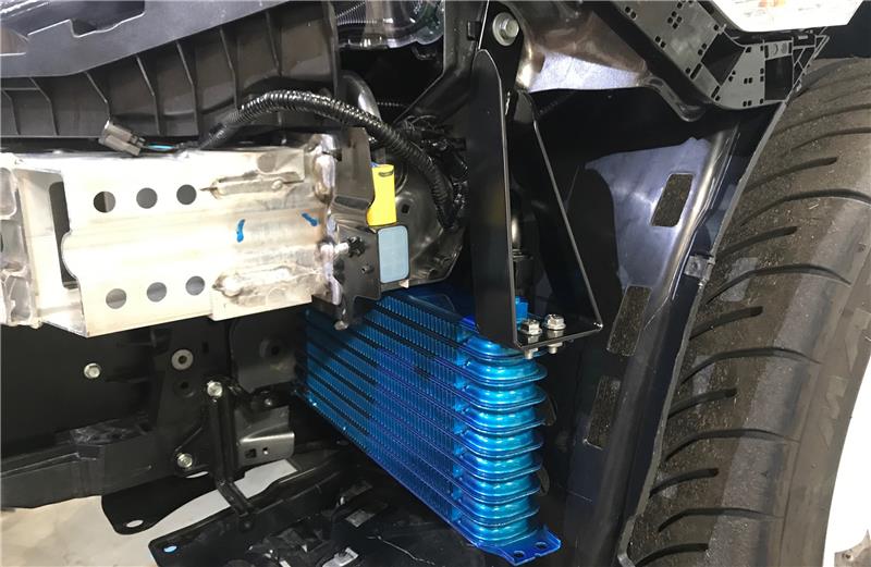 GReddy 2017-2019 Honda Civic Type-R NS1010G 10 Row Oil Cooler Kit thumbnail 4