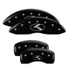 MGP 4 Caliper Covers Engraved Front & Rear Circle K/Kia Black finish silver ch thumbnail 8