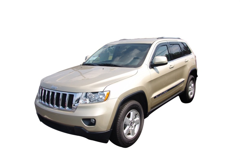 AVS 11-18 Jeep Grand Cherokee (Not L Model) Ventvisor In-Chnl FRT & RR Window Deflectors 4pc - Smoke thumbnail 4
