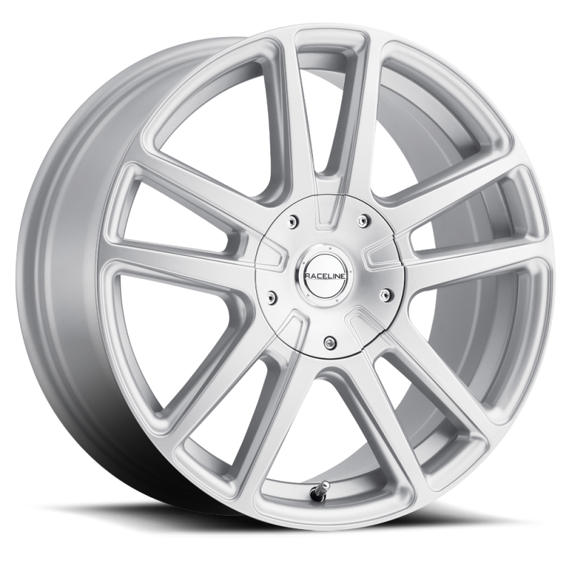Raceline 145S Encore 16x7in / 5x100/5x114.3 BP / 40mm Offset / 72.62mm Bore - Gloss Silver Wheel thumbnail 2