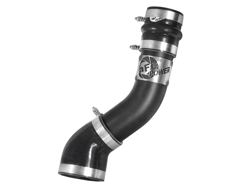 BladeRunner 3 IN Aluminum Hot Charge Pipe Black