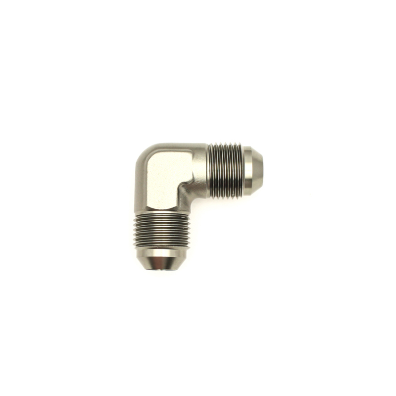 DeatschWerks 8AN Male Flare to 8AN Male Flare 90-Degree Fitting - Anodized Matte Black thumbnail 6