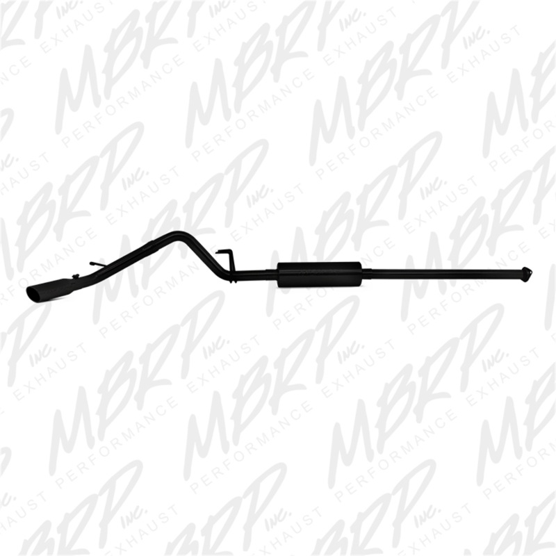 MBRP 09-14 Toyota Tacoma 4.0L EC/CC Cat-Back Single Exit AL - Black thumbnail 5