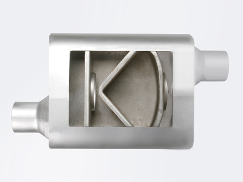 aFe Scorpion Replacement Alum Steel Muffler 2-1/2in In/Out Baffled Offset/Offset 13inL x10inW x4inH thumbnail 7