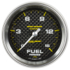 Autometer Marine Carbon Fiber 2-1/16in 15 PSI Digital Stepper Motor Fuel Pressure Gauge thumbnail 5