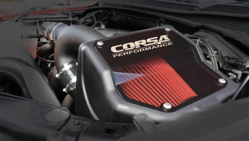 Corsa 15-20 Ford F-150 2.7L Ecoboost / 2015-2016 3.5L EcoBoost Cold Air Intake with DryTech Filter thumbnail 7