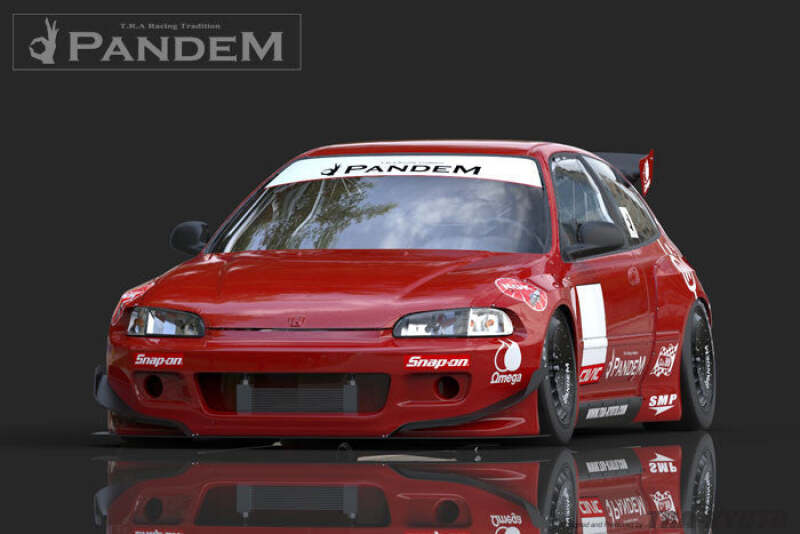 GReddy 92-95 Honda Civic Rocket Bunny Full Wide-Body Aero Kit thumbnail 3