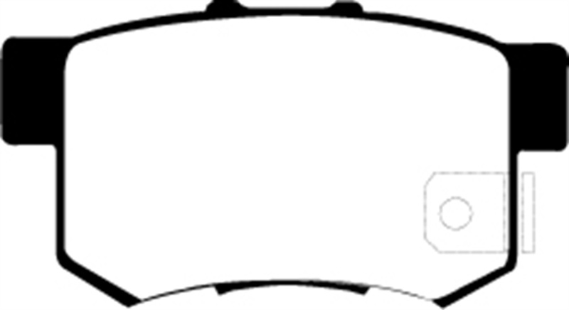 EBC 97 Acura CL 2.2 Greenstuff Rear Brake Pads thumbnail 6