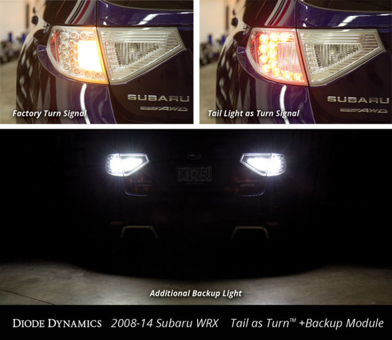 Diode Dynamics 08-14 Subaru WRX/STi Hatchback Tail as Turn +Backup Module (USDM) Module Only thumbnail 5