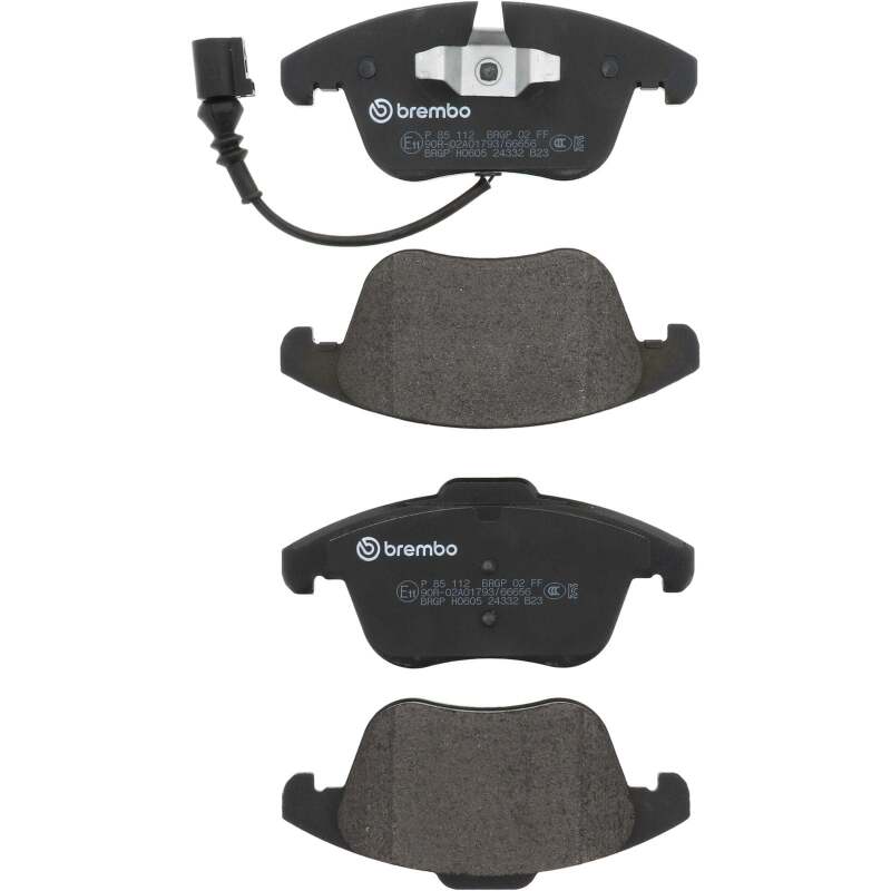 Brembo 17-18 Volkswagen Passat/Tiguan/ Audi Q3/Q3 Quattro Front Low-Met Brake Pad thumbnail 2