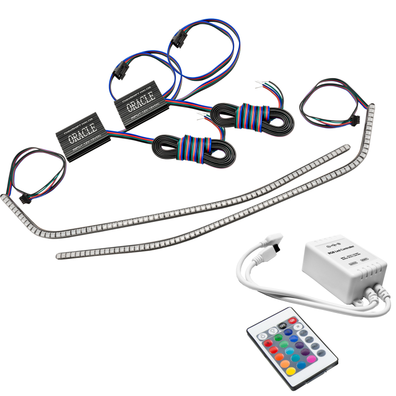 Oracle 16-21 Chevy Camaro Surface Mount DRL Modules - ColorSHIFT w/ Simple Controller thumbnail 6