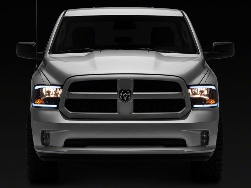 Raxiom 09-18 Dodge RAM 1500/2500/3500 Axial Headlights w/ SEQL LED Bar- Black Housing (Clear Lens) thumbnail 8