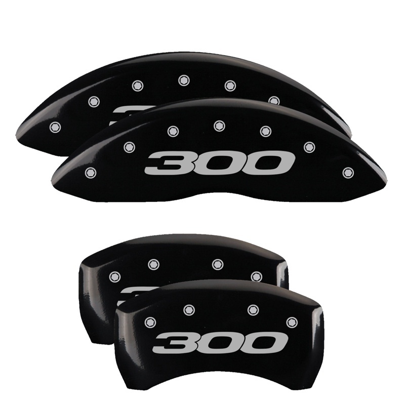 MGP 4 Caliper Covers Engraved Front & Rear MGP Black finish silver ch thumbnail 7