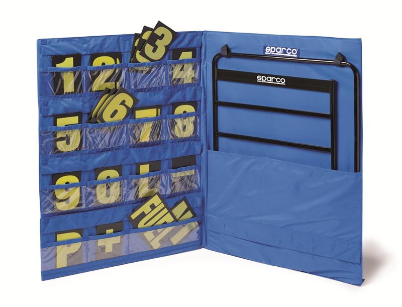 SPARCO SPA Pit Board & Numbers Kit