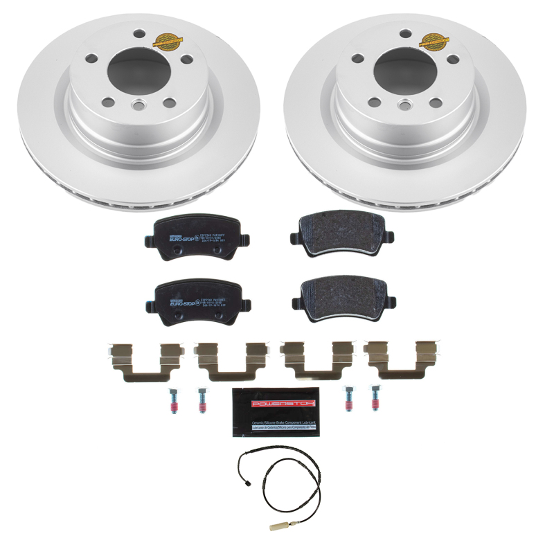 Power Stop 10-13 BMW 128i Front & Rear Euro-Stop Brake Kit (1x psbESK6348, 1x psbESK6346) thumbnail 4