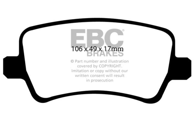 EBC S11 Brake Pad and Rotor Kit (1x ebcDP21934, 1x ebcRK1501) thumbnail 9