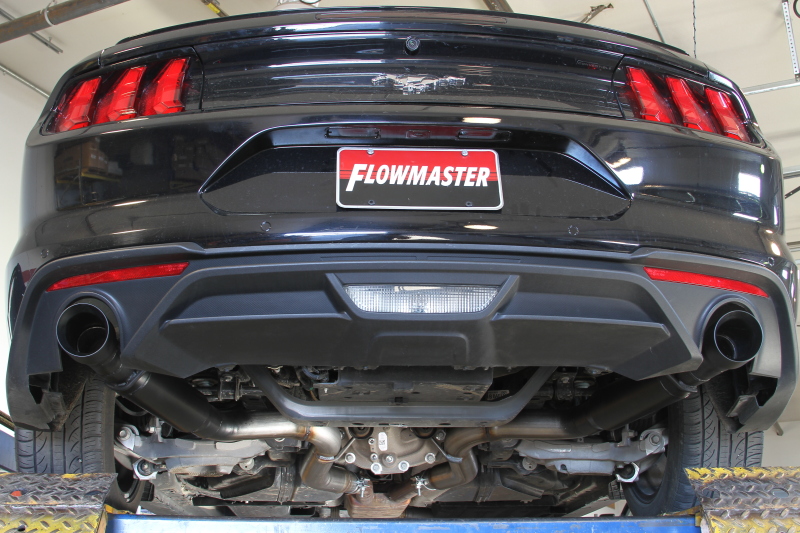 Flowmaster 15-23 Mustang BASE SS Outlaw Axle-Back Exhaust System - Black thumbnail 4