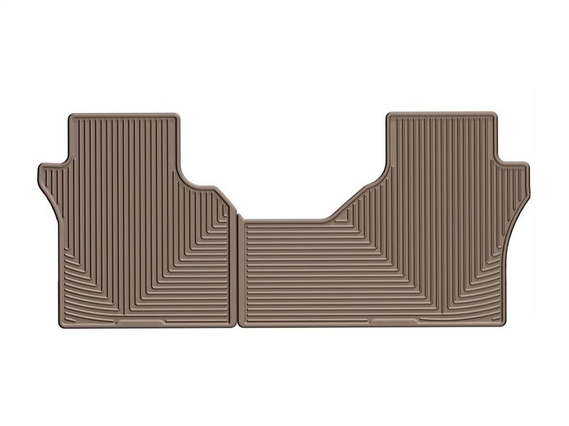 WeatherTech 2019+ Chevrolet Silverado 1500 Rear Rubber Mats - Tan