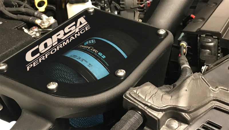 Corsa 2018-2025 Jeep Wrangler JL 3.6L V6 Cold Air Intake with Powercore Filter thumbnail 5