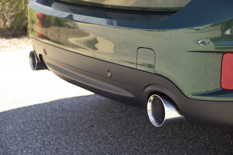 Dinan 17-24 Mini Cooper Clubman/Countryman S (F54/F60) Valved Axleback Exhaust - Black Tips