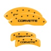 MGP 4 Caliper Covers Engraved F & R C4/Corvette Yellow Finish Black Char 1988 Chevrolet Corvette thumbnail 9