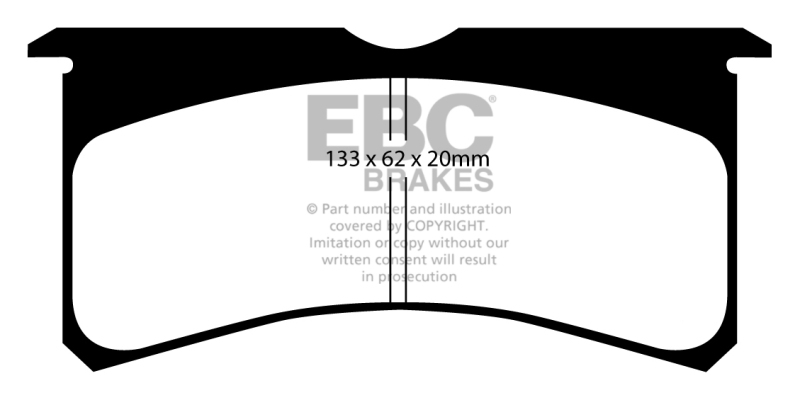 EBC Brakes Yellowstuff Performance Brake Pads thumbnail 6