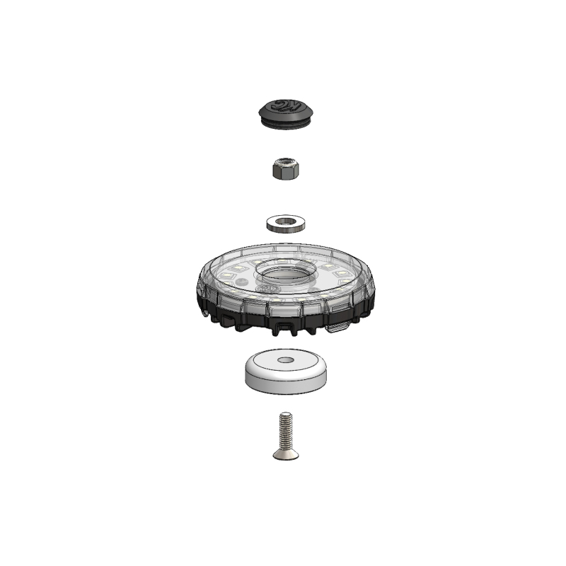 KC HiLiTES Magnet Mount Kit for Cyclone LED V2 Lights - 6 Pack