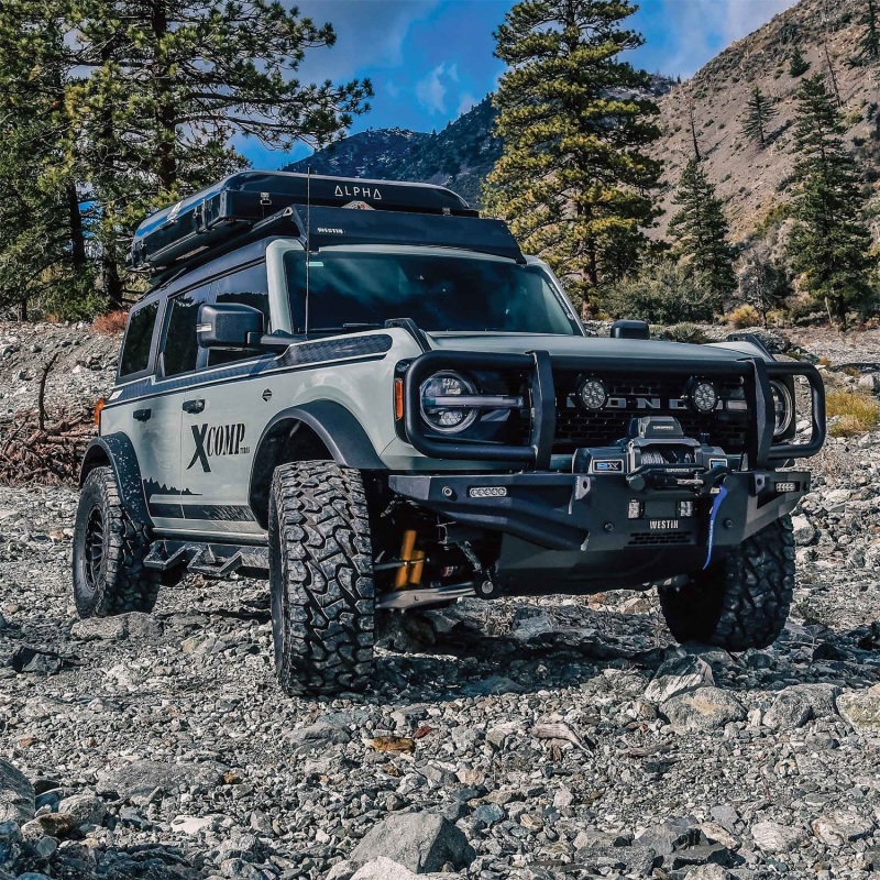 Westin 21-23 Ford Bronco (Excl. Bronco Sport) w/ XTS Front Bumper Brush Guard - Textured Black thumbnail 5