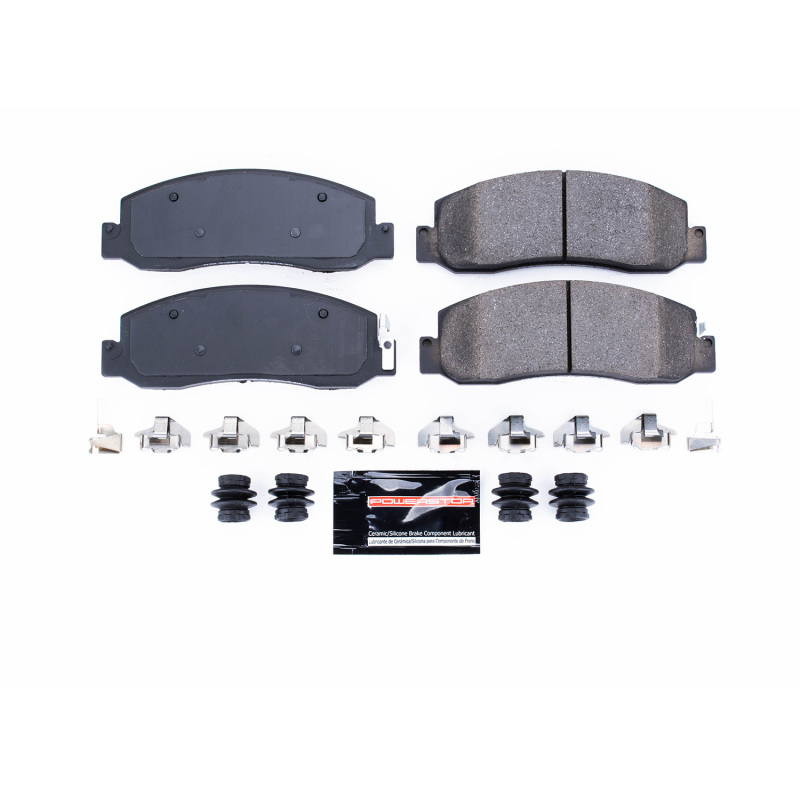 Power Stop 08-11 Ford F-250 Super Duty Front Z23 Evolution Sport Brake Pads w/Hardware thumbnail 2