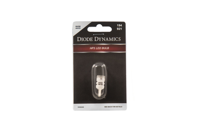 Diode Dynamics 194 LED Bulb HP3 LED Warm - White Short (Single) thumbnail 2