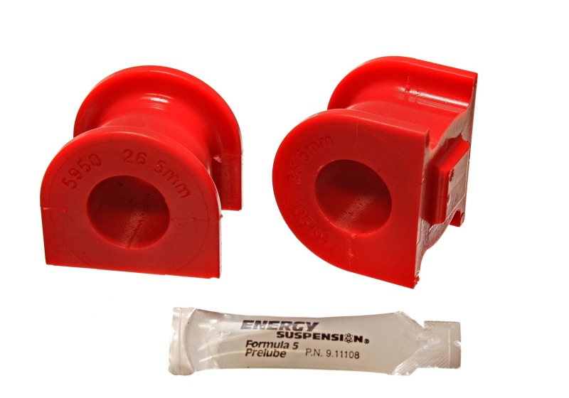Energy Suspension 00-09 Honda S2000 Red 26.5mm Rear Sway Bar Bushing Set thumbnail 3