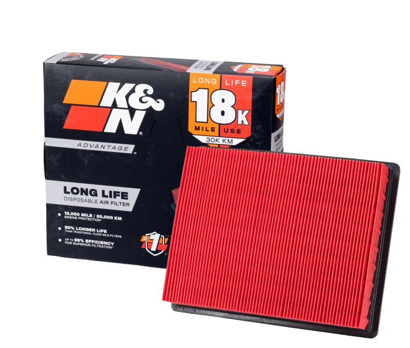 K&N Universal Clamp-On Air Filter 2-3/4in Flg 5-3/32in B 4-1/2in T 5in H thumbnail 3