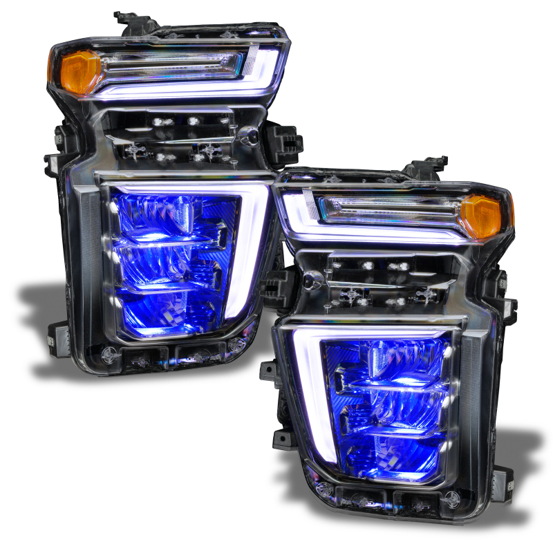 Oracle 20-21 Chevy Silverado HD 2500RGB Headlight Demon Eye Kit - w/o Controller thumbnail 6