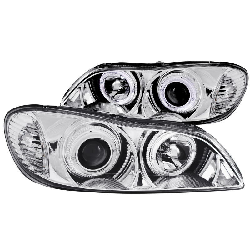 ANZO 2000-2004 Infiniti I30 Projector Headlights w/ Halo Chrome thumbnail 5