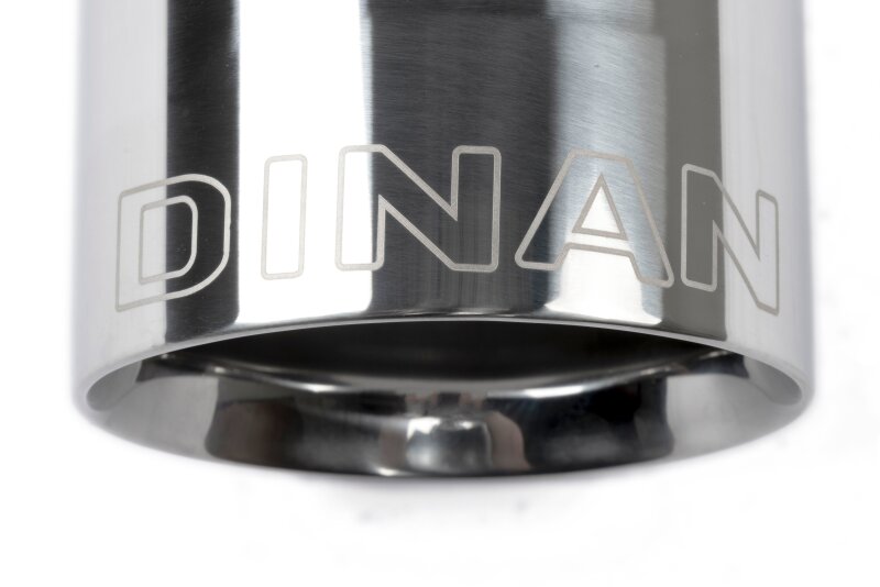 Dinan Double-Walled 4in Clamp-On Exhaust Tip - Polished - 4in Outlet / 3in Inlet thumbnail 5