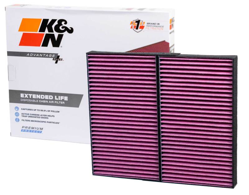 K&N Disposable Cabin Air Filter Advantage Plus 17-25 Tesla Model 3 thumbnail 3