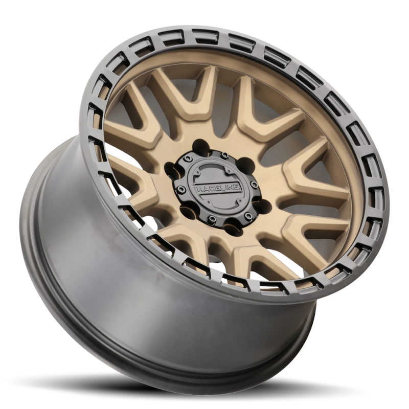 Raceline 953BZ Krank 18x9in / 6x139.7 BP / 18mm Offset / 106.1mm Bore - Bronze Wheel thumbnail 5