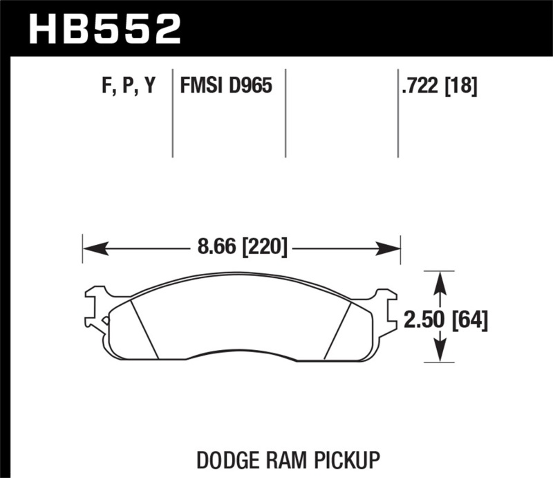 Hawk Super Duty Street Front Brake Pads thumbnail 6
