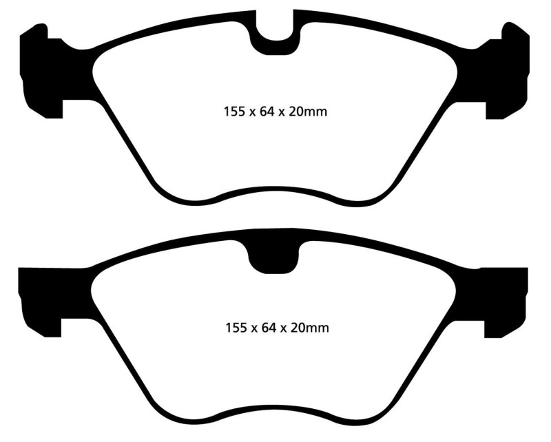 EBC S20 Brake Pad and Rotor Kit (1x ebcRK1822, 1x ebcRK1823, 1x ebcUD1061, 1x ebcUD1433) thumbnail 6