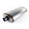 aFe MACH Force XP Exhausts Mufflers SS-409 EXH Muffler 3In/Out 5x11 Body Brushed thumbnail 4