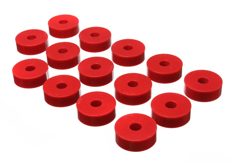Energy Suspension 55-73 Jeep CJ5/CJ7/CJ8 Scrambler Red Body (Cab) Mount Set thumbnail 2